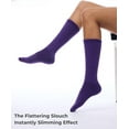 thumbnail image 4 of JIANFANG Slouch Socks for Women, 3 Pairs Soft Cotton Knee High Scrunch Tube Boot Socks, 4 of 8