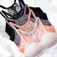thumbnail image 4 of Alyce Ives Intimates Seamless Womens Bra Wireless Racerback Bralette, Brights, M, 5 Pack, 4 of 6