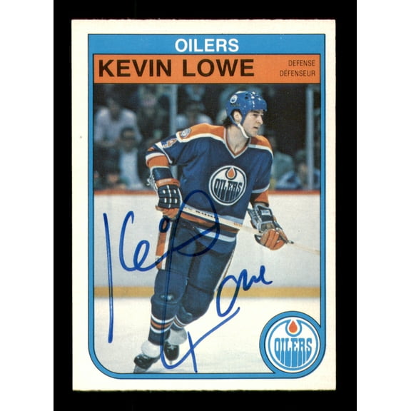 Kevin Lowe Autographed 1982-83 O-Pee-Chee Card #113 Edmonton Oilers SKU #251930