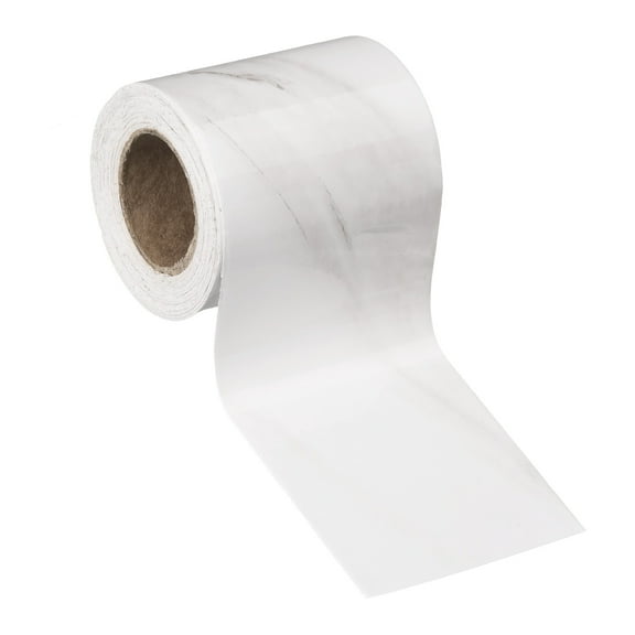 Uxcell Wood Grain Wallpaper Border 2" x 16.4ft Textured Frame Sticker, White Texture