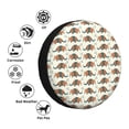 thumbnail image 3 of Bingfone Colorful Armadillos Spare Tire Cover Weatherproof Universal Wheel Protectors for RV Camper Travel Trailer SUV Truck-16 inch, 3 of 8