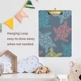 thumbnail image 7 of Coolnut Sea Turtle Clipboard, Acrylic Standard A4 Letter Size Clip Board with Low Profile Clip for Office, Classroom, Doctor, Nurse and Teacher, 12.5"x9", 7 of 7