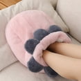 thumbnail image 2 of Women's Winter Cartoon Plush Plug-in Foot Warmer For Office Home, 2 of 5