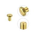 thumbnail image 4 of Unique Bargains Brass Hex Bolts, M5x8mm 10 Pack Fully Thread Grade 4.8 Machine Screws, 4 of 4