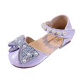 thumbnail image 2 of IUJSOY Little Chaussures Plates Mary Jane pour Fille avec Nœud, Perles, Princesse, Fleur, Mariage, Fête, Robe, 2 of 9