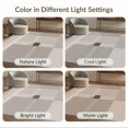 thumbnail image 7 of ODIKA 2'x3' Beige Gray Modern Geometric Patchwork Washable Doormat Minimalist Block Pattern with Stripes Non-Slip, Low Pile for Entryway, Kitchen, Laundry Room, 7 of 7