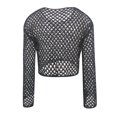 thumbnail image 4 of New Ladies' Sweaters With Loose Round Neck And Hollow Sleeves Kimono Cover up Sheer Mesh Cover up Skirt Wrap Cover up plus Size Cover up Bathing Suit Cover up Women plus Swimsuit Cover up for Women, 4 of 4