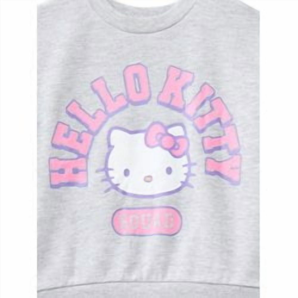 Hello Kitty Toddler Girls Graphic Sweatshirt and Joggers Set, 2-Piece, Sizes 12M-5T