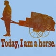 thumbnail image 3 of CafePress - Today, I Am A Horse Light T Shirt - Men's Classic Graphic T-Shirt, 3 of 4
