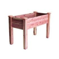 The Redy-Gardenâ¢ Cedar Elevated Garden Bed