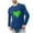 Dark Blue, variant on ZRGHAOYLQ St Patricks Day Shirts for Men Lucky Shamrock Graphic Tees Casual Trendy Long Sleeve Pullover Tops Plus Size Crewneck T Shirts Big and Tall Holiday Party Shirt