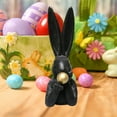 thumbnail image 5 of Easter Bunny Garden Ornament Cute Blowing Bubbles Rabbit Resin Figurine 8.5in Spring Rabbits Sculpture for Indoor Outdoor Decor, 5 of 6