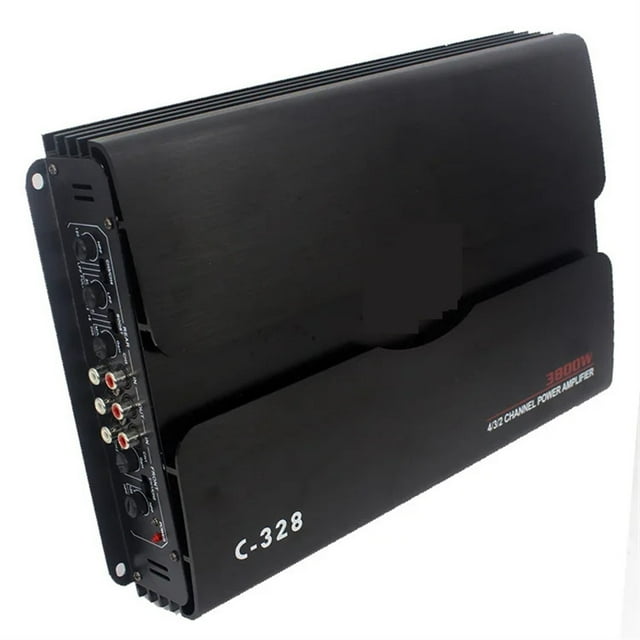 Class AB Car Audio Modification with Four 4 Channel 12V Car High Power Amplifier Push Bass Stereo Amplifier ,Excellent Heat Dissipation