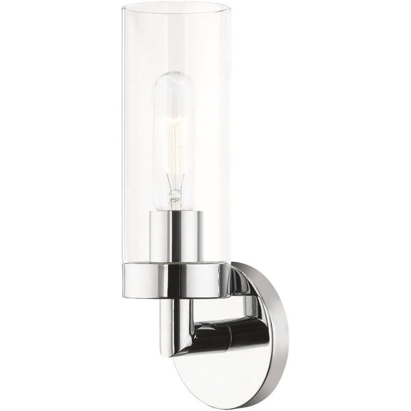 1 Light Ada Wall Sconce in Nautical Style-11.75 inches Tall and 4.25 inches Wide-Polished Chrome Finish Bailey Street Home 218-Bel-4821490