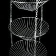thumbnail image 4 of Stainless Steel Fruit Basket with 3 Layers Hanging Storage Holder, Metal Wire Strong Capacity for Fruit, Vegetable, or Flower Decoration, Save Space, Practical to Use for, 4 of 7