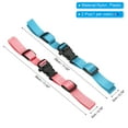 thumbnail image 2 of Uxcell Backpack Belt Strap Set, 2 Pack Nylon Webbing Adjustable Waist Strap with Quick Release Buckle, Blue, Pink, 2 of 5