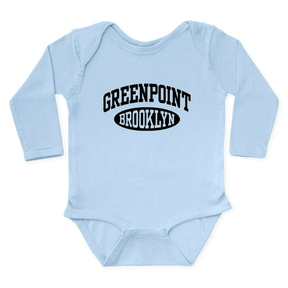 CafePress - Greenpoint Brooklyn Body Suit - Long Sleeve Cotton Baby Bodysuit
