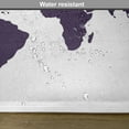 thumbnail image 6 of Ambesonne Map Place Mats Set of 4, Vivid Indigo World Graphic, Standard Size, Indigo White, 6 of 6