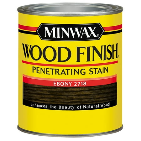 Quality Wood Finish - Minwax Wood Finish, Half Pint, Ebony