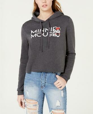 minnie mouse cropped hoodie