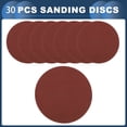 thumbnail image 4 of Discos de Lijado Únicos Bargains, 7 Pulgadas, Reparación Automotriz, Redonda, Papel de Lija con Gancho y Bucle de Óxido de Aluminio Rojo, 30 Pcs 240 Grano, 4 of 7