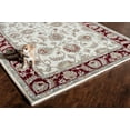 thumbnail image 4 of Rugs America Jasmine NDY02 Ivory Burgundy Oriental Traditional Ivory Area Rug, 8'x10', 4 of 6