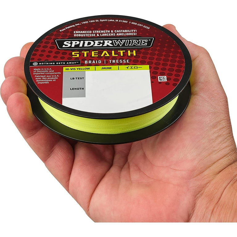 SpiderWire Stealth 8lb Braid + Trilene 100% Fluorocarbon Dual Spool 