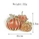 thumbnail image 3 of Halloween Pumpkin Alloy Brooch Inlaid Shiny Rhinestone Bling Bling Thanksgiving Xmas Halloween Gift, 3 of 5