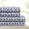 thumbnail image 4 of Majestic 400 Thread Count Egyptian Quality Cotton Sheet Set - Breathable 4 Piece Full Sheet Set (Full, Olivia), 4 of 4