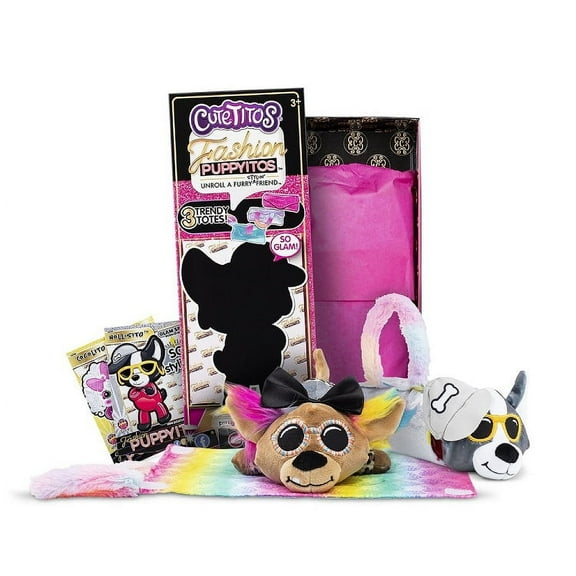 Cutetitos Fashion Puppyitos, Collectible Plush Puppies (Styles May Vary) for Children Ages 3