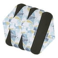 thumbnail image 3 of 5pcs Washable Menstrual Pad Bamboo Charcoal Soft Printed Exquisite Reusable Sanitary Pad for WomenG42, 3 of 9