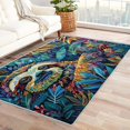 thumbnail image 1 of 2 x 3 Rugs Sloth Area Rug, Animal Carpet for Living Room Bedroom Entryway Jungle Theme Patterned Indoor Home Decor, Non Slip Soft & Low Pile Small Washable Rug ZJ&636, 1 of 7