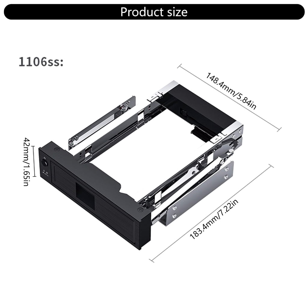 Trayless Mobile Rack Hot Swap Stainless Steel Internal Hard Drive Mobile