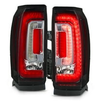 AKKON - Fit 2015 2016 2017 2018 2019 2020 Chevy Tahoe [GMC Yukon Style] 15-20 LED Rear Brake Lamp Tail Lights OE Style Black