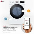 thumbnail image 2 of LG DLGX4001W 7.4 Cu. Ft. White Ultra Large Capacity Smart Front Load Gas Dryer, 2 of 5