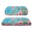 thumbnail image 2 of Pzuqiu Underwater Sea Turtle Hibiscus Golf Cart Seat Cover Set - Breathable Stretchable Polyester, All-Weather Protection, Easy Install for 2-Passenger Carts, 2 of 10