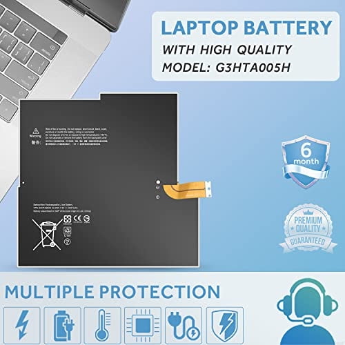 BatteryMon Batería para Tablet Microsoft Surface Pro 3 1631 1577-9700, G3HTA005H G3HTA009H MS011301-PLP22T02 (7.6V 42.2Wh)