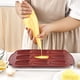 thumbnail image 4 of Molde de silicona para hornear | Bandeja para muffins con forma de concha de 9 cavidades | Moldes antiadherentes para pasteles y galletas | Apto para horno y microondas | Utensilios para hornear de, 4 of 6