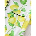 thumbnail image 5 of WIBACKER Women's Pajamas Set Short Sleeve Pjs Button Down 2 Piece Loungewear Sets Lemon Print Sleepwear, 5 of 9