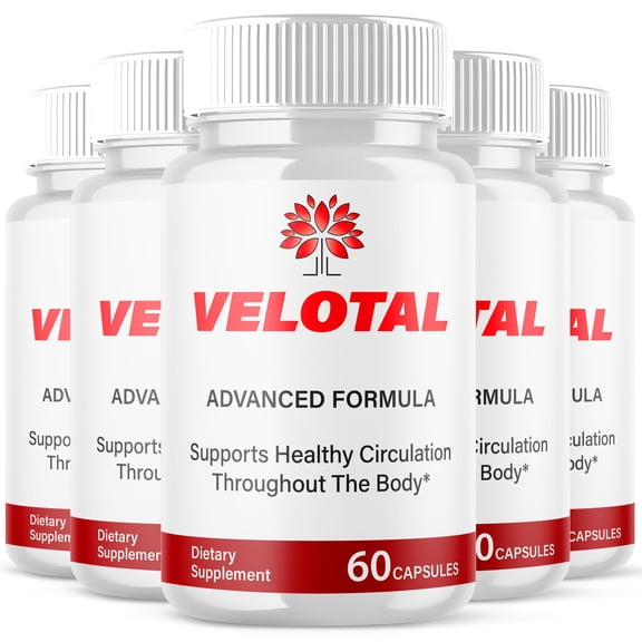 Velotal Advanced Formula Pills All Natural Vitamin Supplement 300 Capsules