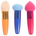 thumbnail image 1 of 3PC Women Cosmetic Liquid Cream Foundation Concealer Sponge Lollipop Brush (Random Color), 1 of 7