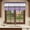 Gray Purple, variant on Black Morocco Valances for Windows, Decorative Rod Pocket Window Valance Curtains, Grey Striped Middle Century Patterned Short Curtain Drapes for Kitchen/Bathroom/Living Room, 2 Panels, 42" W x 12" L