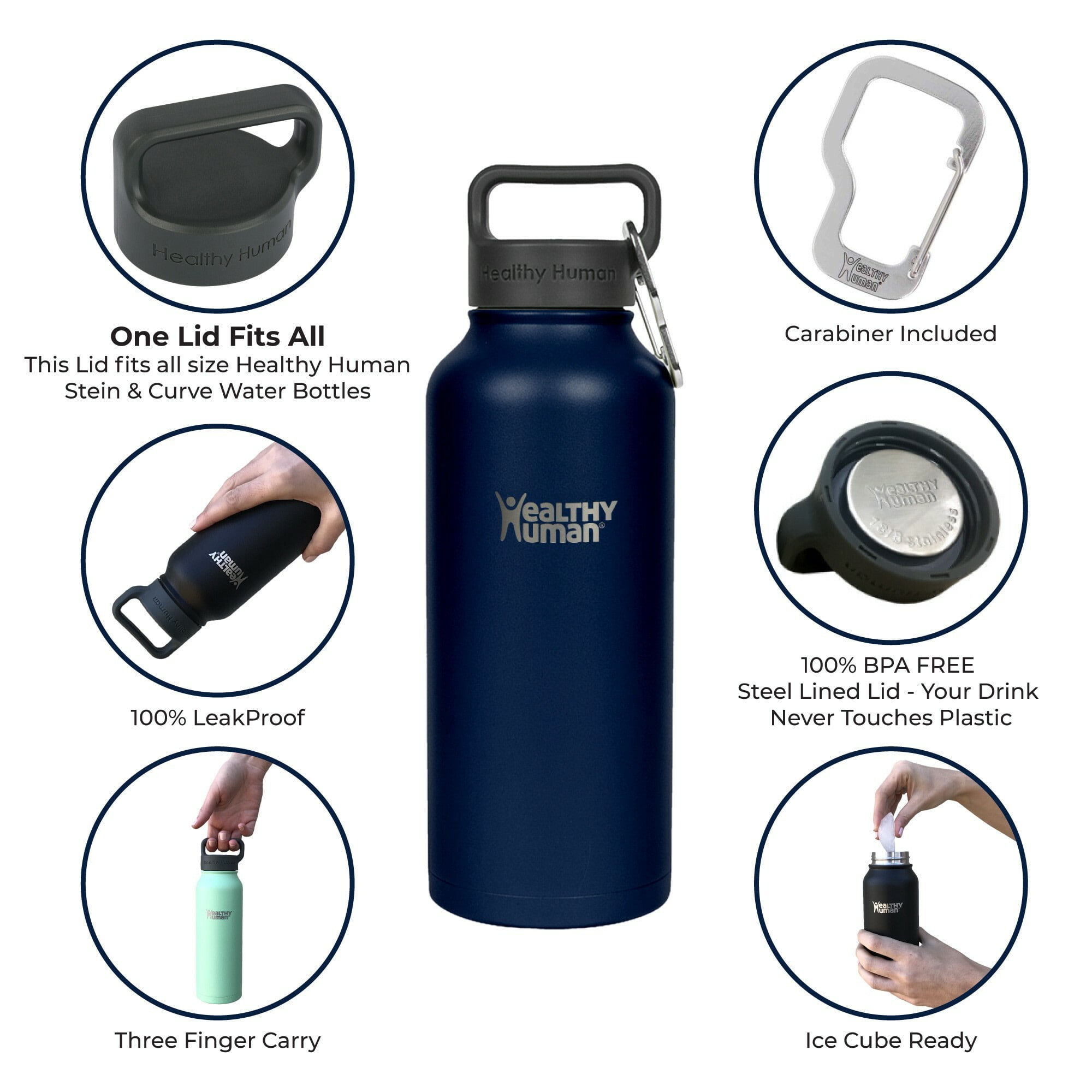 32 Oz. Healthy Living Water Bottle