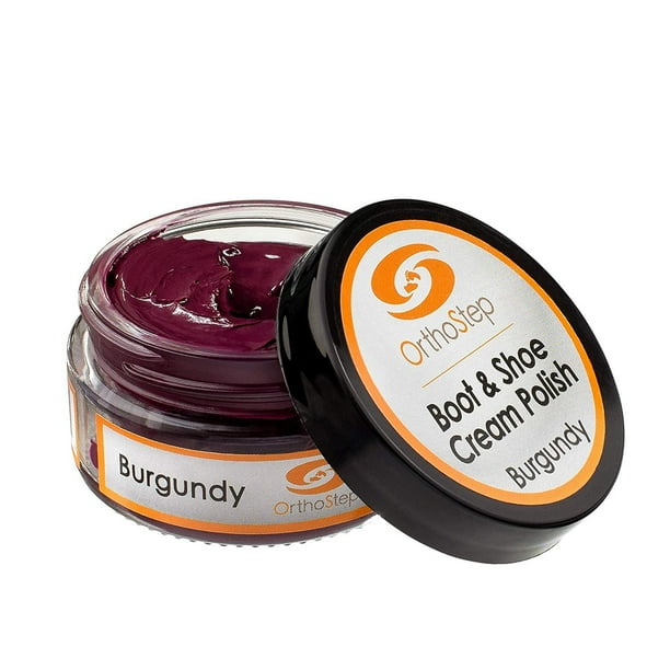 OrthoStep Burgundy Shoe Polish