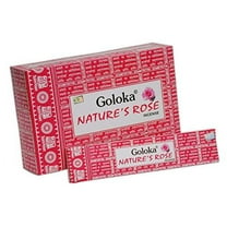 Goloka Nature's Rose Incense Sticks 15gms - 12 Packs