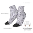 thumbnail image 6 of Naloa Blue Dandelion Ankle Socks for Women Non Slip Socks No Show Socks Classic Low Cut Casual Socks Casual Socks, 6 of 7