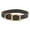 Dog Collar, variant on Jeffers Pet Flat Leather Dog Collar with Brass Hardware - Chestnut 3/4" x 15"
