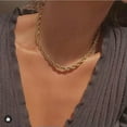 thumbnail image 5 of 16/18/20/22/24" Men Women Necklace Twist Rope Chain Stainless Steel Jewelry Gift, 5 of 9