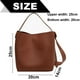 thumbnail image 2 of Bolso bandolera para mujer, bolso de hombro, bolso de piel, espacioso, tipo hobo, para mujer, bolsos bandolera de moda, bolsos de mano, bolso tipo cubo, cartera, bolso de viaje, bolso de, 2 of 6