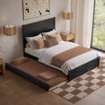 thumbnail image 5 of AFI Aveline Full Platform Bed with Matching Footboard & Twin Trundle, Black, 5 of 13